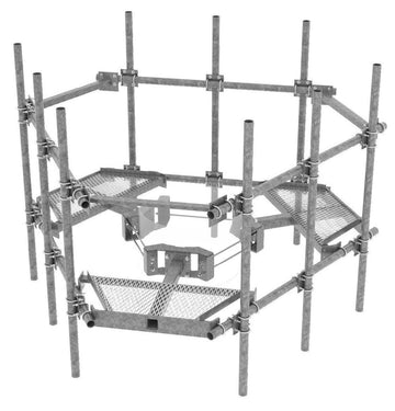 9 Antenna Monopole Platform Mount