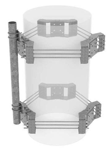 Monopole Mount & Sector Frame Attachment