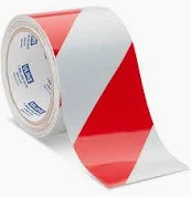 Reflective Tape - 3" x 10 yds, Red/White