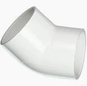 s40 PVC 45 1/2" to 6"