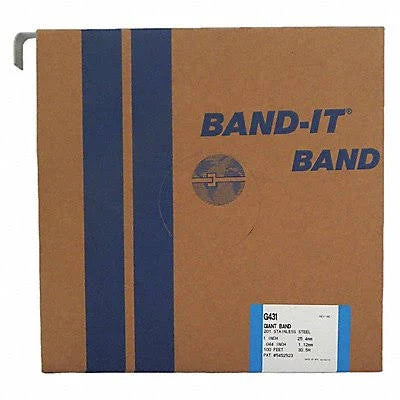 .044" x 1-1/4" Giant band 201SS 100ft coil